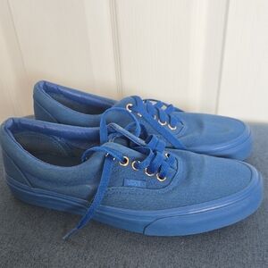 Vans Men's Vibrant Blue Sneakers Era Gold Mono Nautical